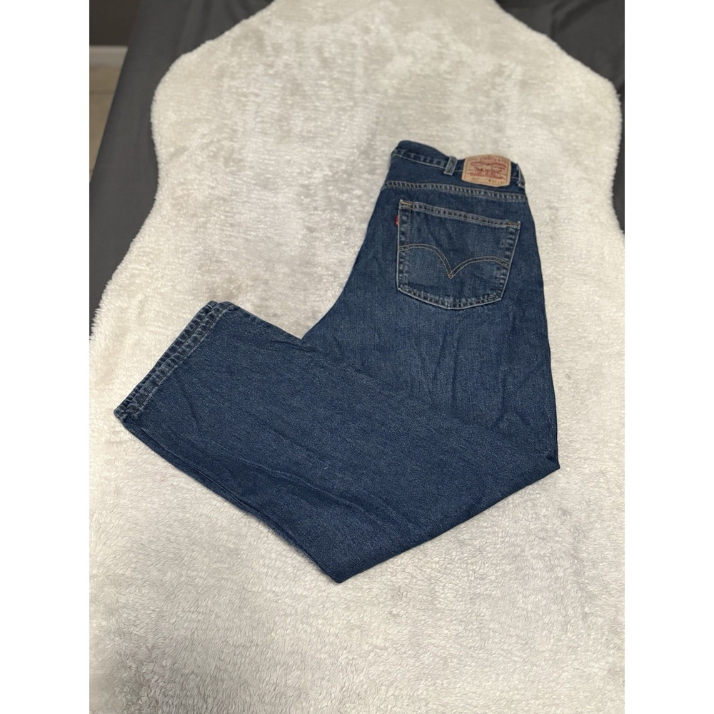 Levi's 550 Relaxed Fit Mens Blue Denim‎ Jeans Size 40x30 Cotton Straight